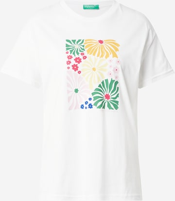 UNITED COLORS OF BENETTON T-Shirt in Weiß: Vorderseite