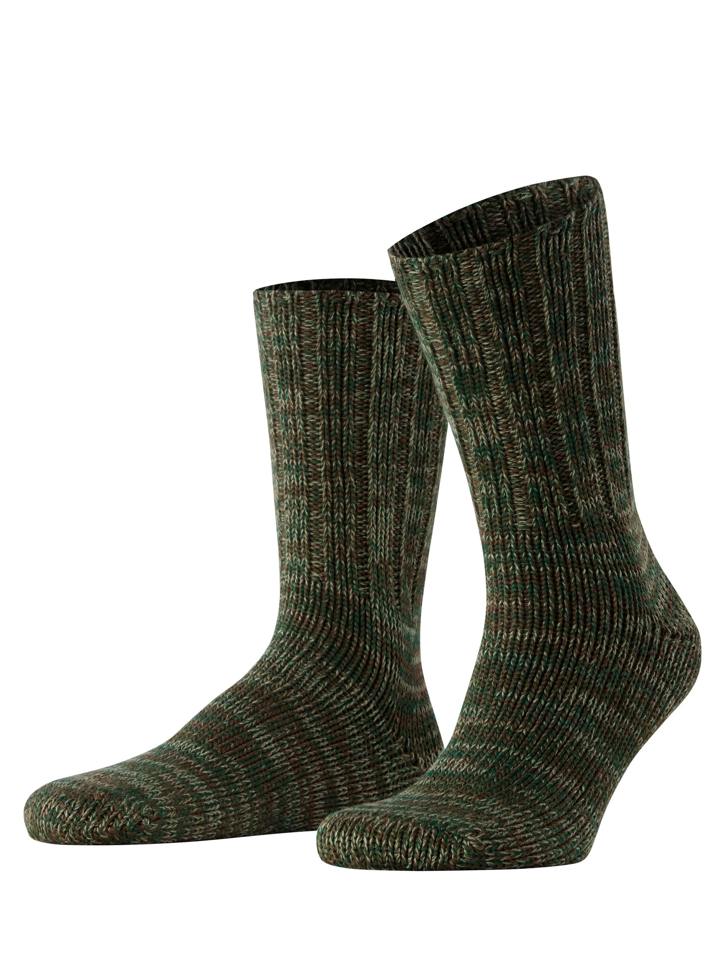 FALKE Socks 'Brooklyn' in Brown: front