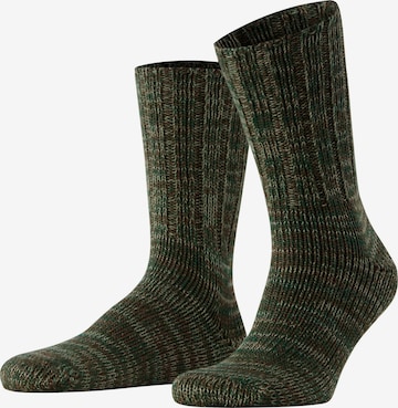FALKE Socks 'Brooklyn' in Brown: front