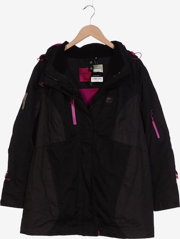 Ulla Popken Jacke 5XL in Schwarz: predná strana