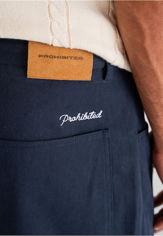 Loosefit Pantaloni chino 'Scout' di Prohibited in blu