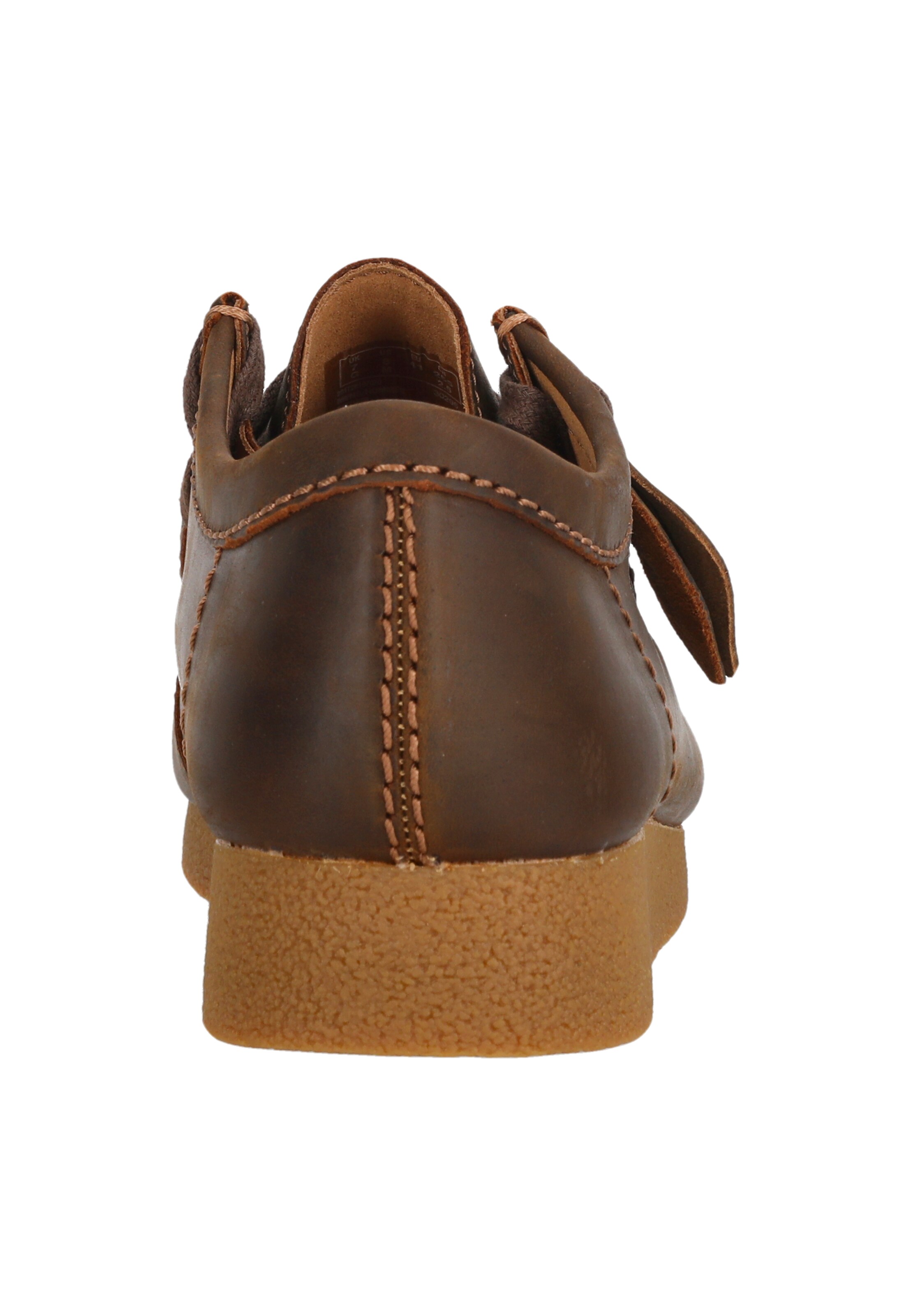 CLARKS Veterschoen 'Wallabee' in Bruin