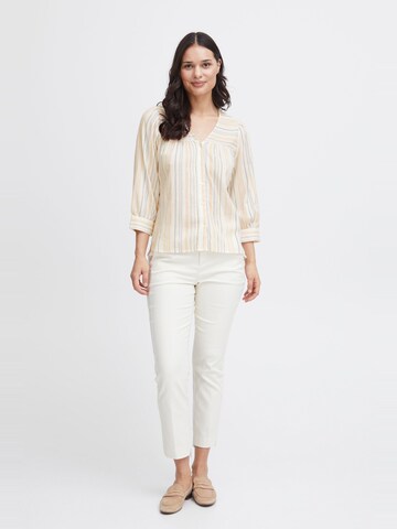 Camicia da donna 'Nadu' di Fransa in beige