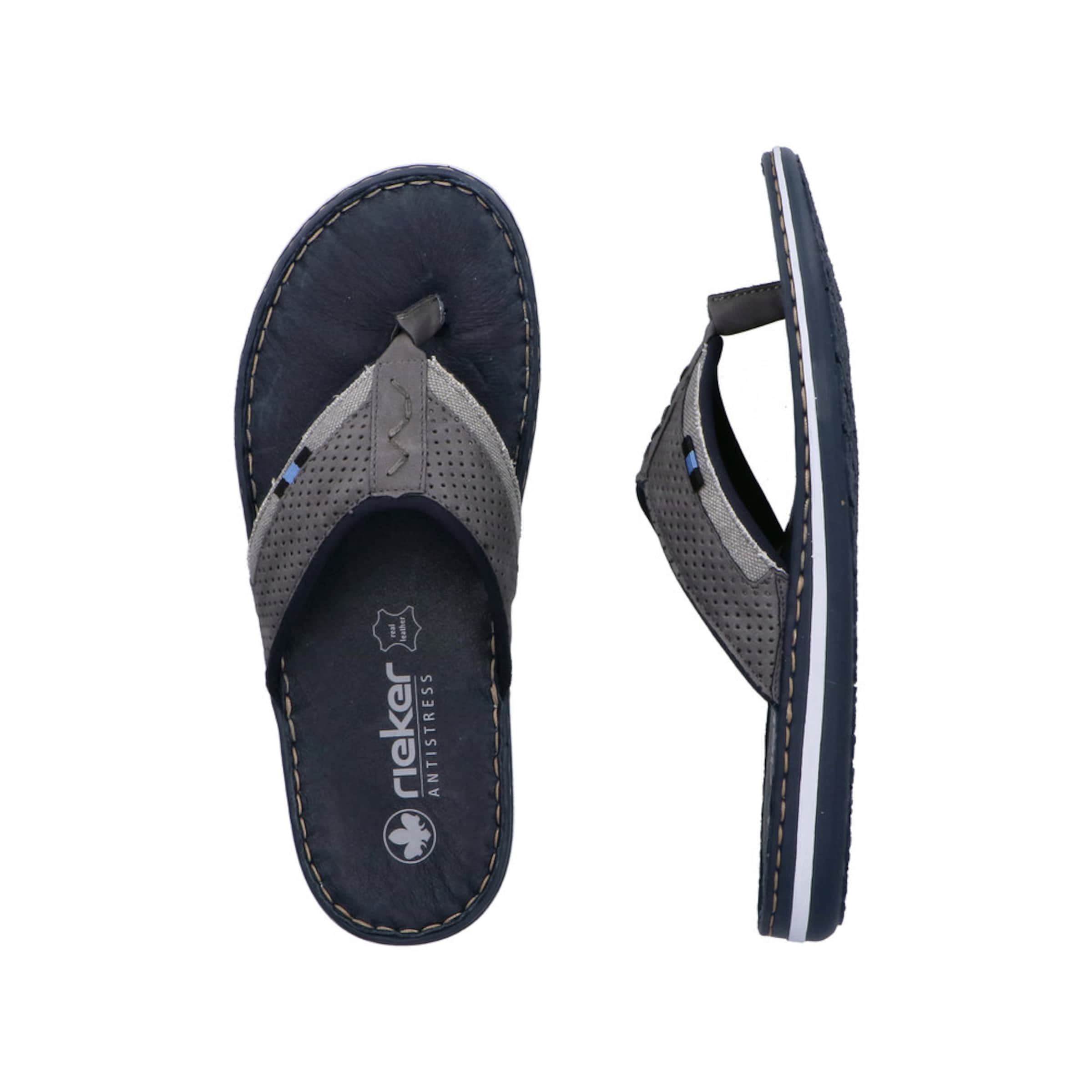 Rieker T-Bar Sandals in Blue