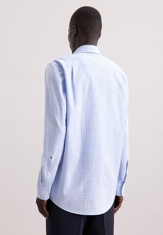 SEIDENSTICKER Regular fit Business shirt 'Schwarze Rose' in Blue