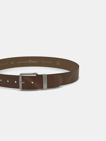 TOM TAILOR DENIM Belt 'Joe' in Brown