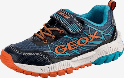 GEOX Kids Sneaker 'Tuono' in marine / hellblau / orange / schwarz, Produktansicht