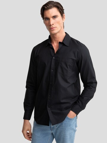 Regular fit Camicia 'Trixi' di BIG STAR in nero: frontale