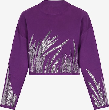 faina Neulepaita värissä lila: etupuoli