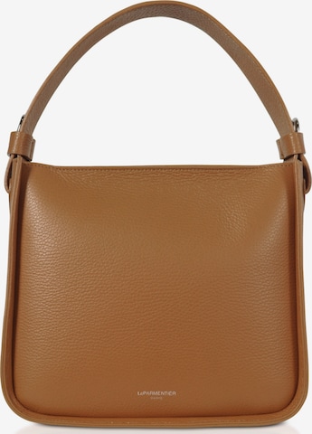 LeParmentier Handtasche 'Duplo Medium' in Braun: Vorderseite