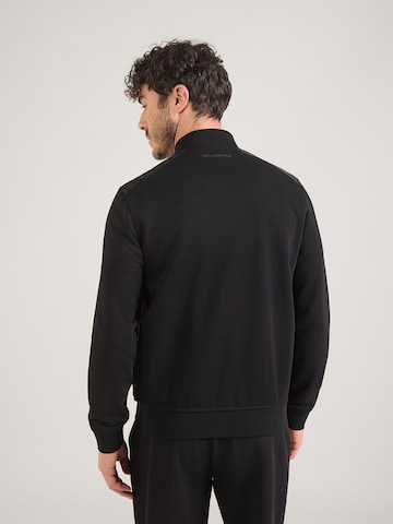 Karl Lagerfeld Tepláková bunda - Čierna