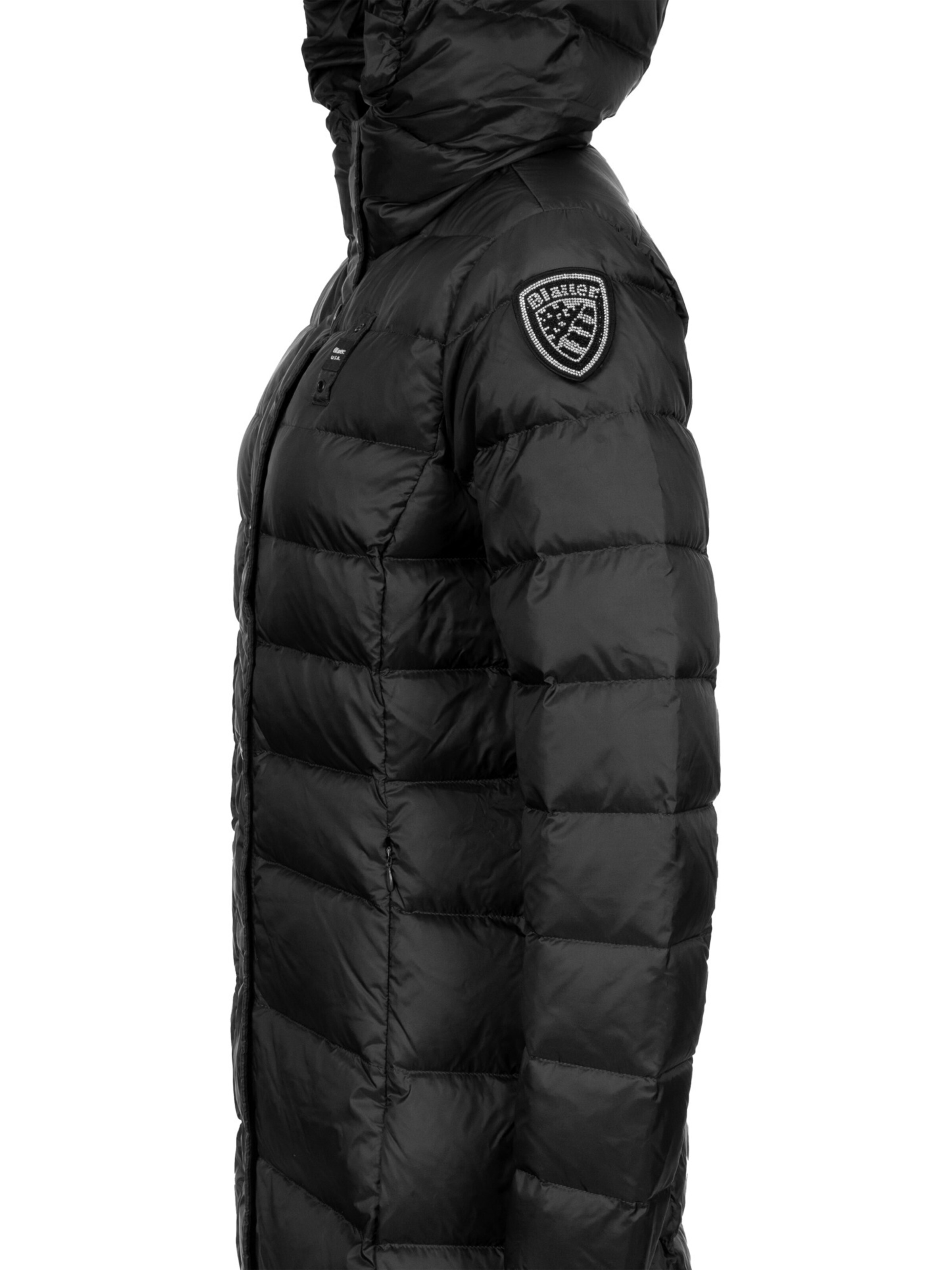 Blauer Winter Coat 'Anita' in Black