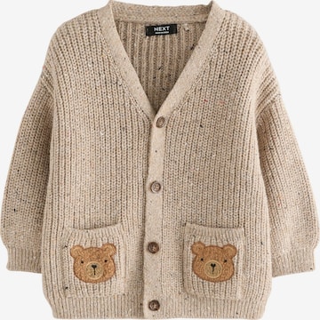 Next Neuletakki värissä beige: etupuoli