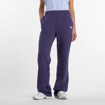 Regular Pantalon de sport new balance en violet : devant