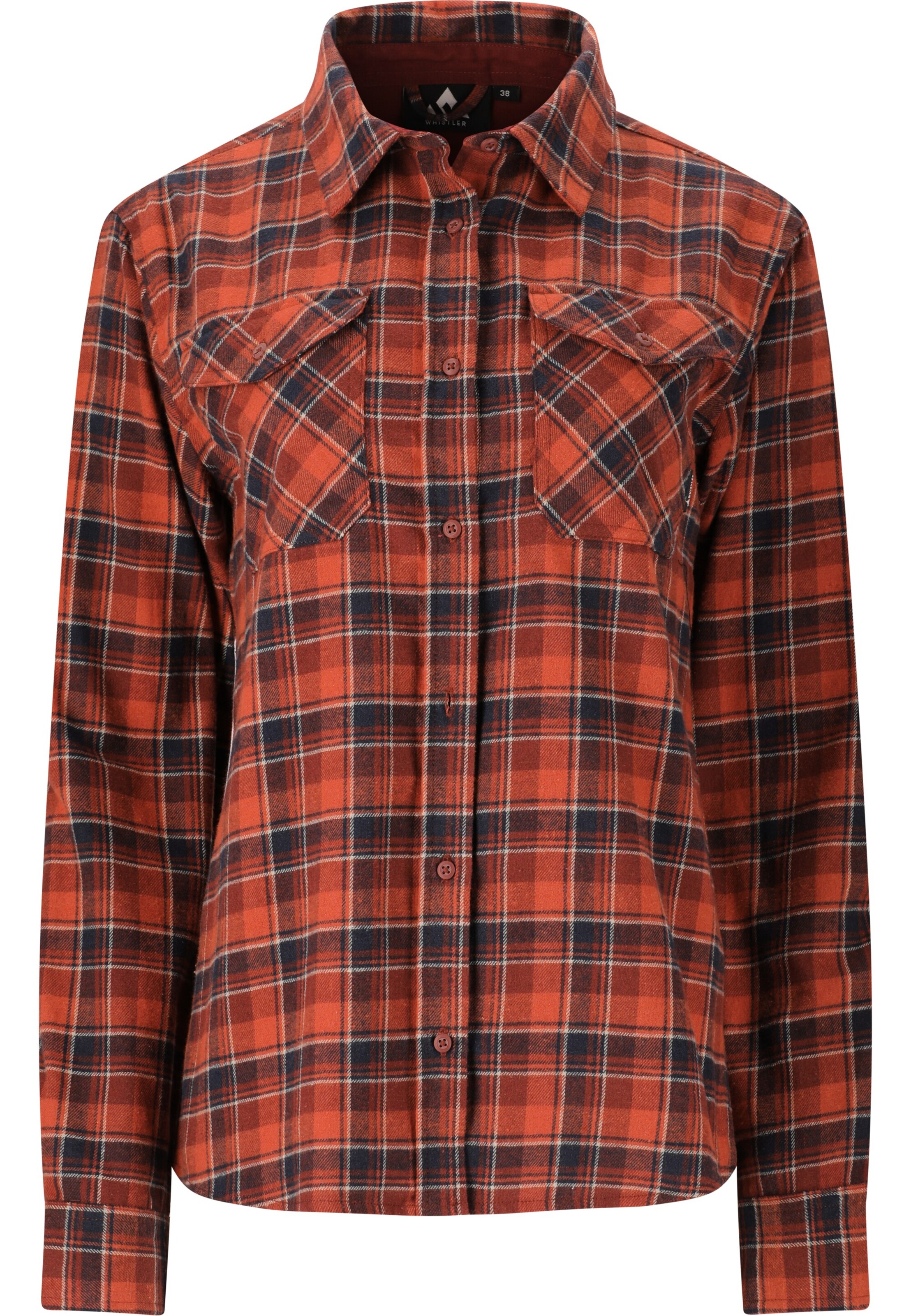 Whistler Wanderbluse 'Bargo' in Rot: Vorderseite