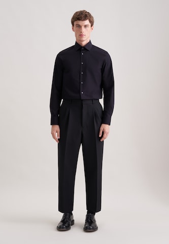 Coupe slim Chemise business SEIDENSTICKER en noir