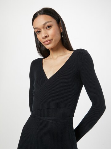 Abercrombie & Fitch Knitted dress 'CHASE' in Black