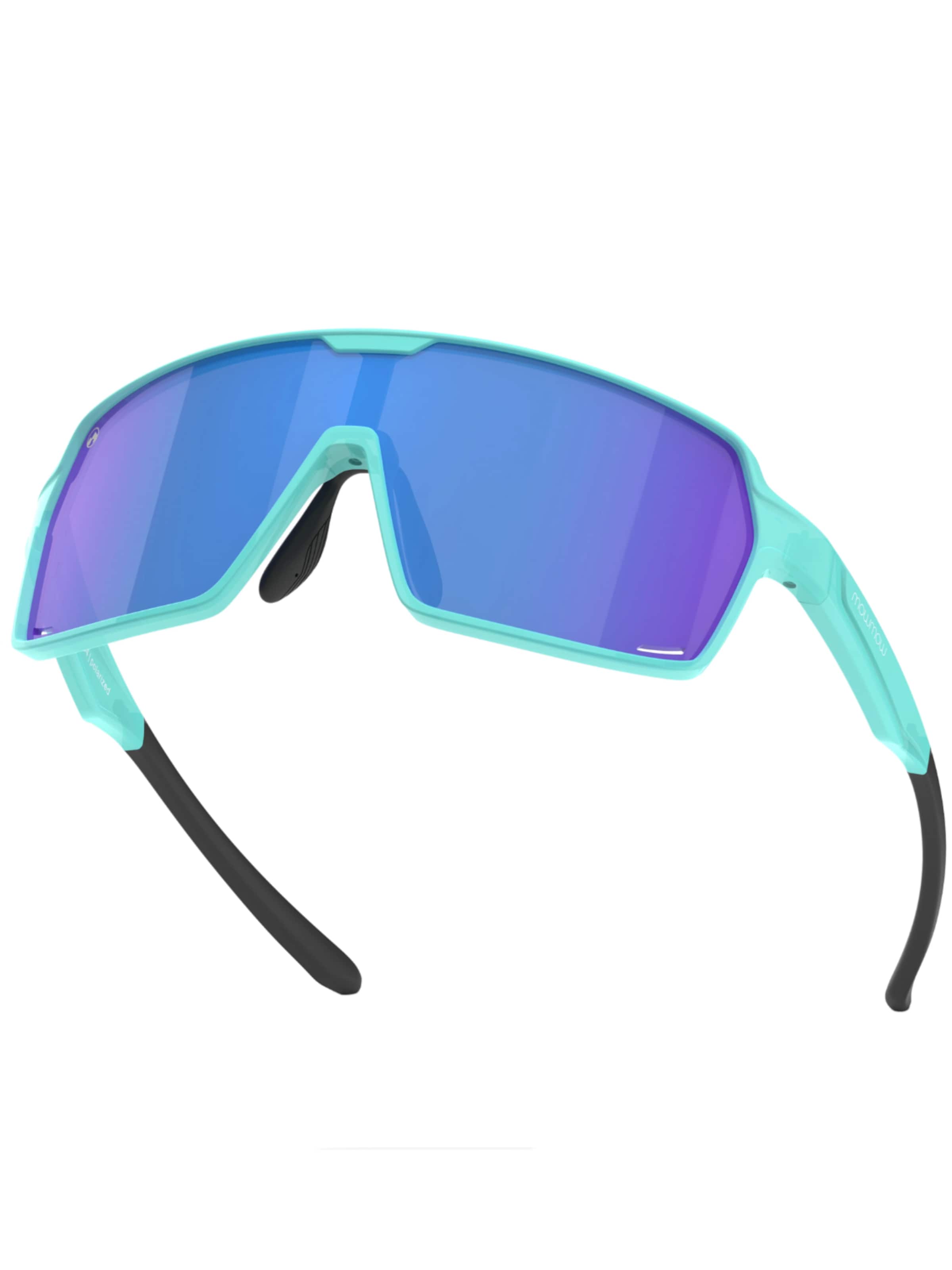 Mowmow Sportzonnebril 'MowMow Titan Sunglasses - Sports Glasses - Cycling Glasses - Men - Women' in Blauw: voorkant