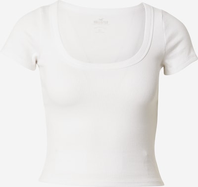 Tricou HOLLISTER pe alb natural, Vizualizare produs