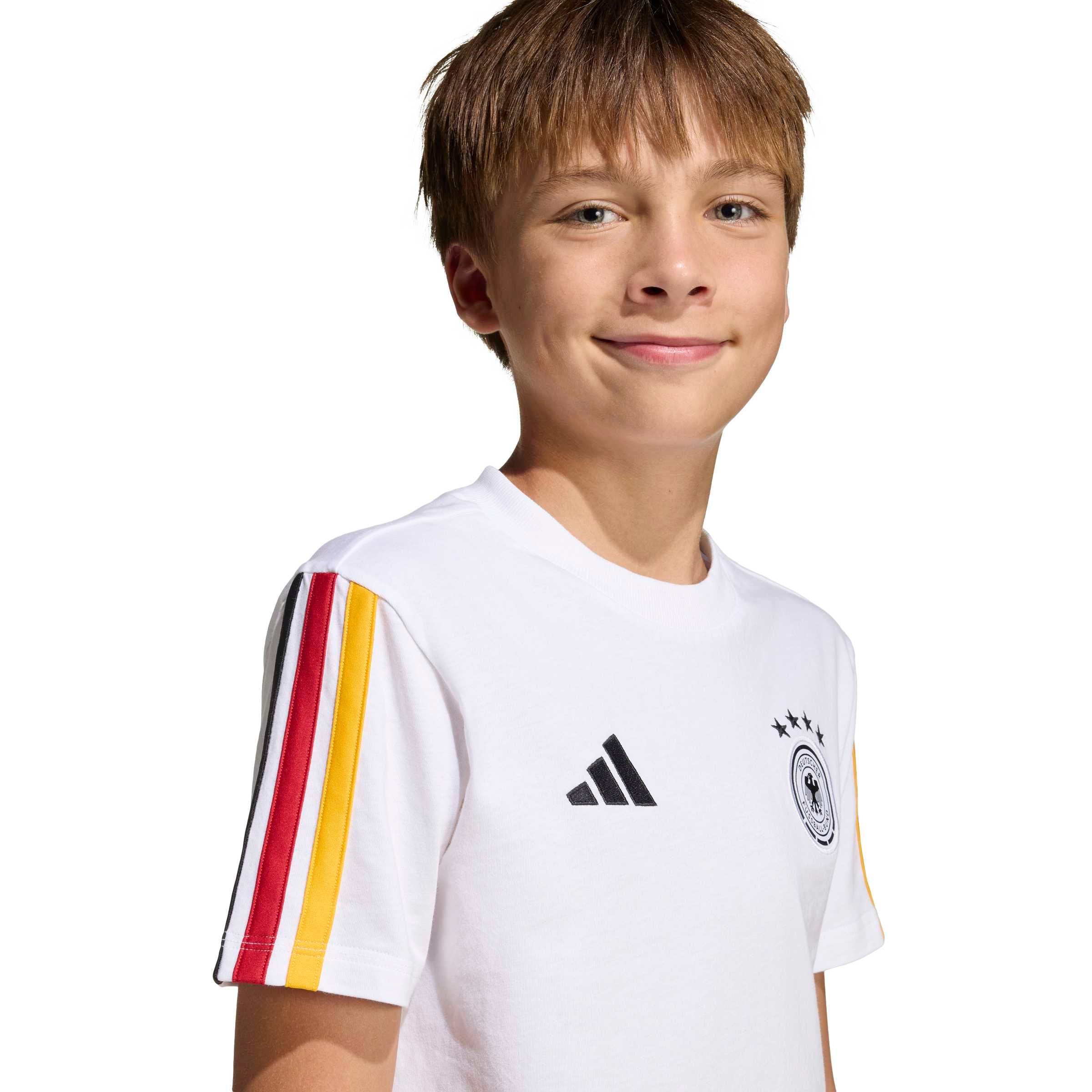 ADIDAS PERFORMANCE - Camiseta funcional 'DFB KIDS TEE' en blanco