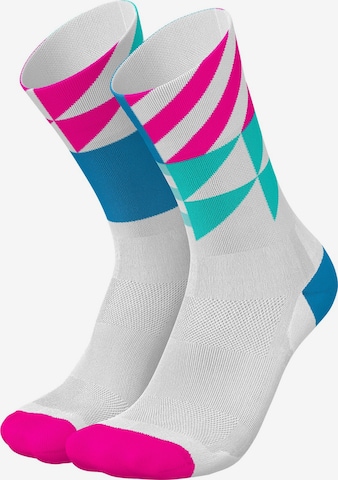 INCYLENCE Athletic Socks in Pink: front
