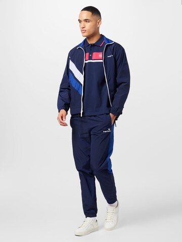 Sergio Tacchini Tapered Sportbroek 'ORTICA' in Blauw