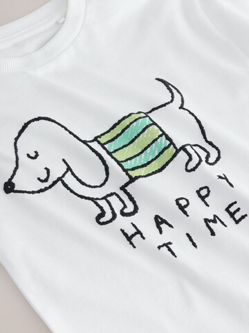 T-Shirt Next en blanc