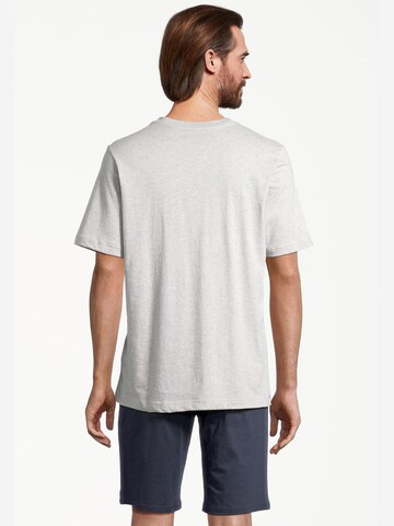 SCHIESSER Short Pajamas 'Night & Home' in Blue