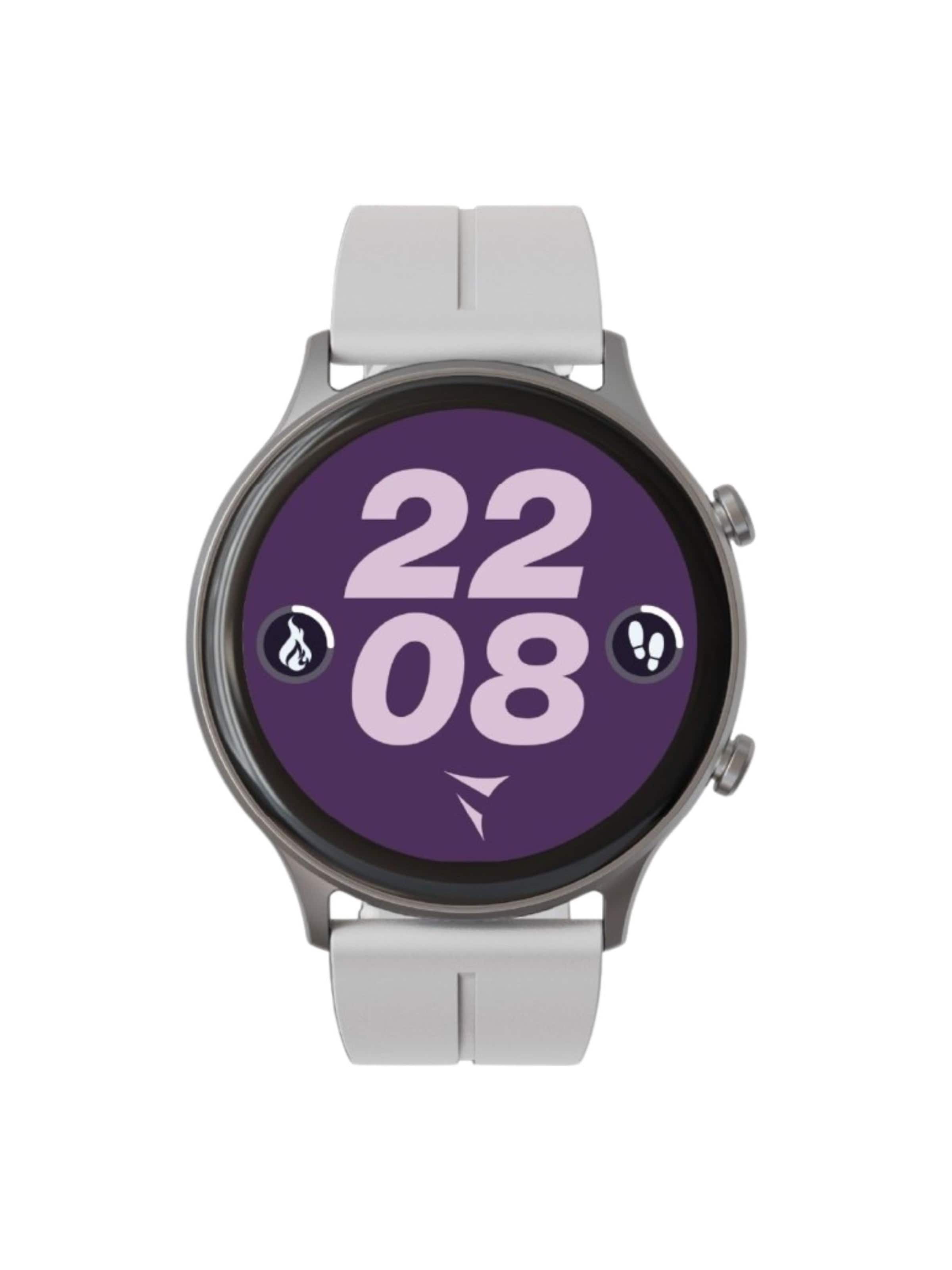 Techmade Digitaluhr 'Dynamic 2 Smartwatch - Bundle mit Kopfhörern'‌‌‌ in Weiß