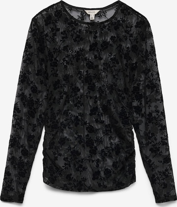 VERO MODA Shirt 'AWLILIANA ' in Zwart: voorkant