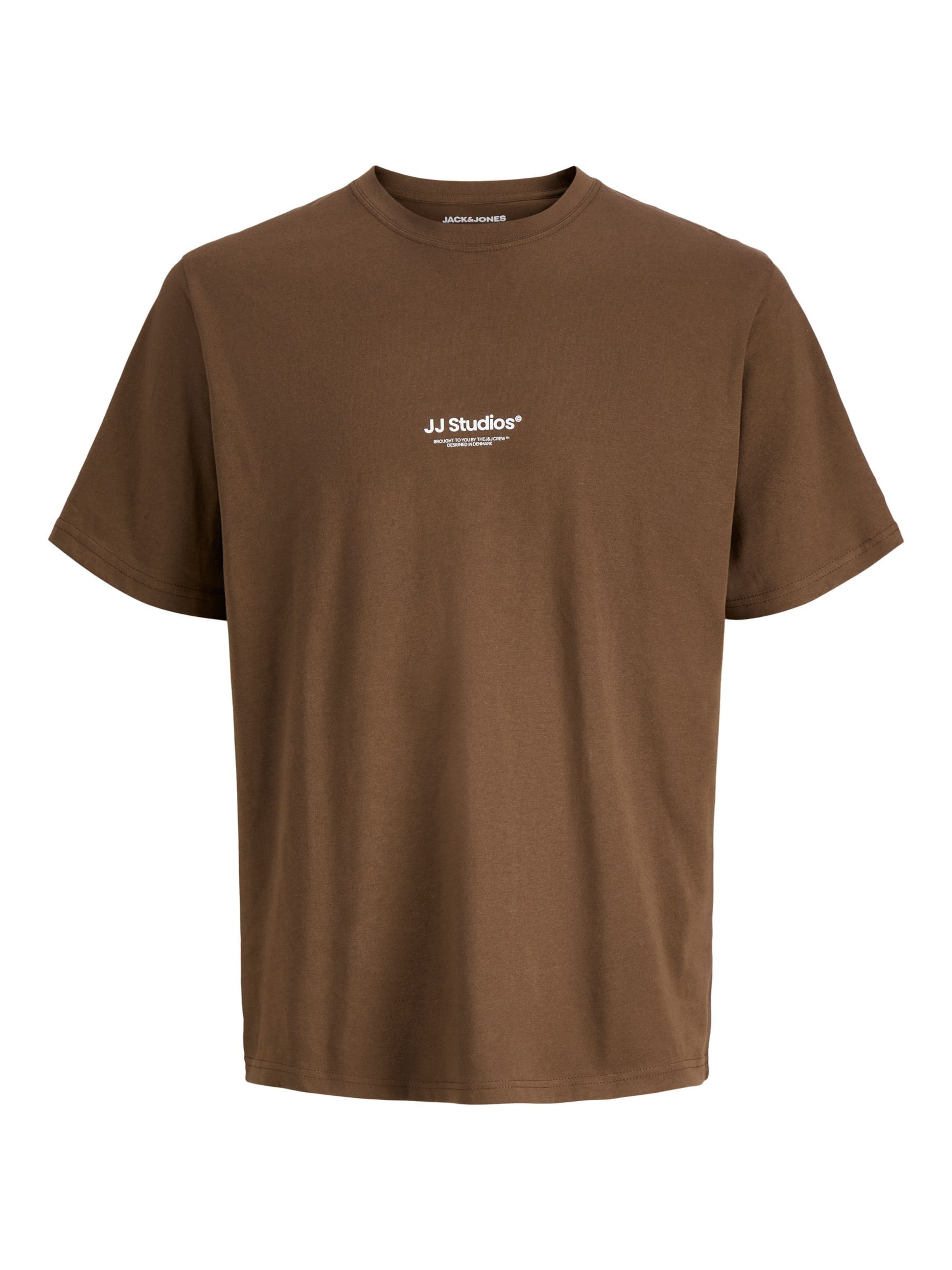 Jack & Jones Junior Shirt 'JJESoho' in Bruin: voorkant