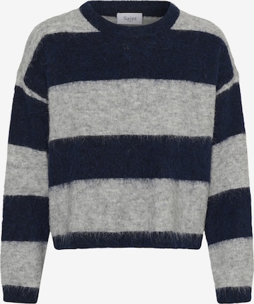 SAINT TROPEZ Sweter w kolorze szary: przód