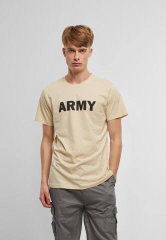 Brandit Póló 'Army' - bézs: elől