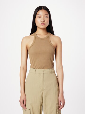 G-Star RAW Top in Beige: voorkant