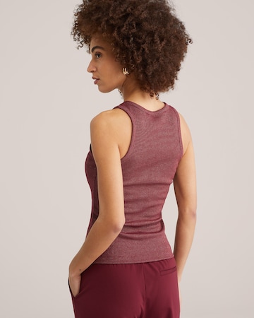 WE Fashion Top w kolorze czerwony