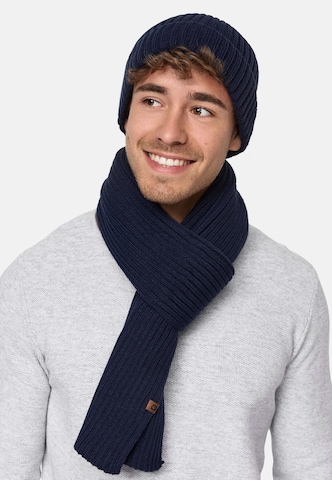 Bonnet 'Geyser' INDICODE JEANS en bleu