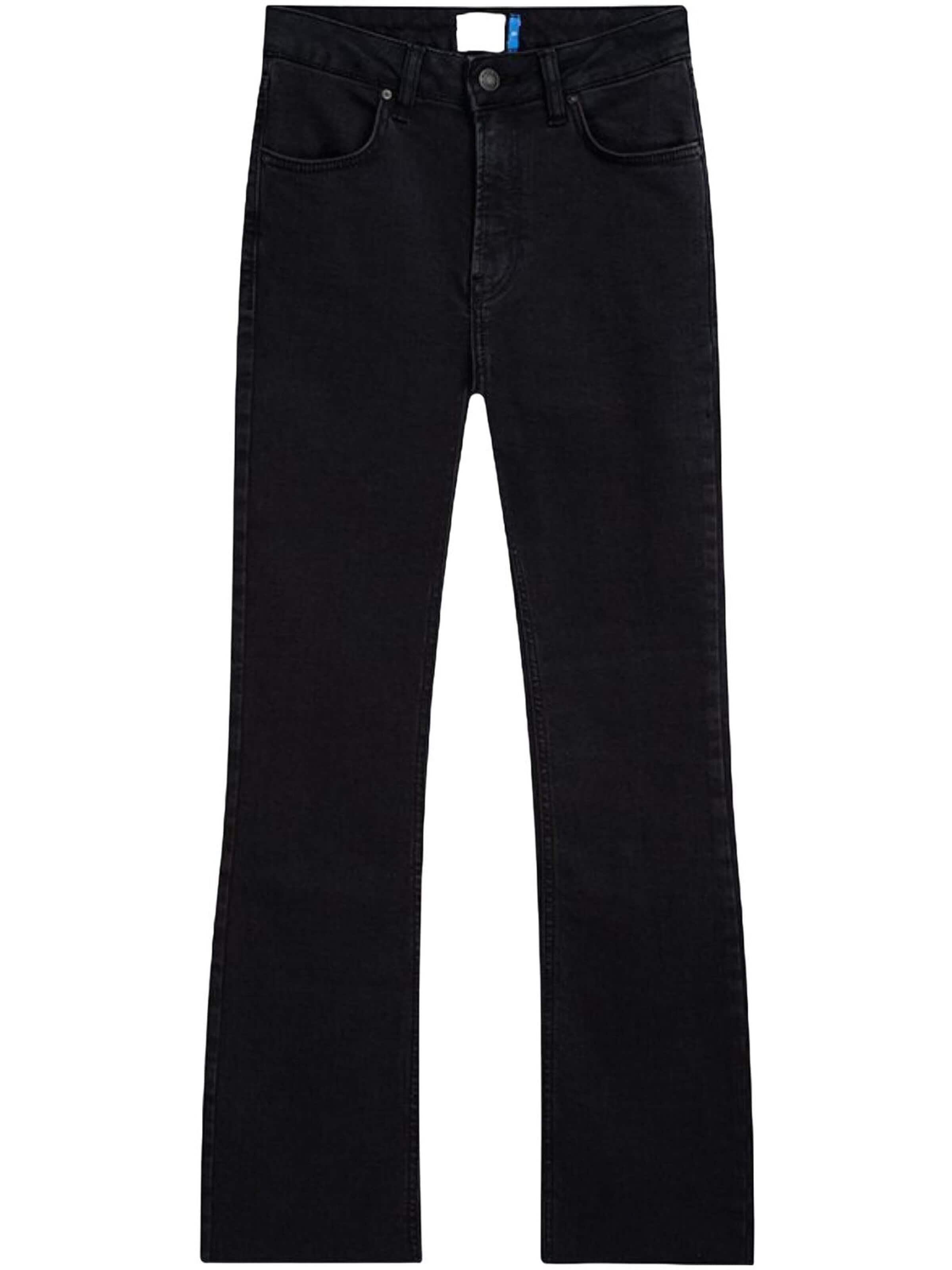 LTB Jeans Wide leg Jeans 'LTB Jeans Damen Lissy Cropped Flare Jeanshose mit mittelhohem Bund' in Blauw: voorkant