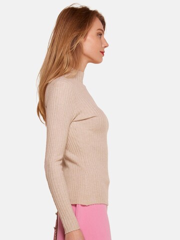 TOOche Sweater 'Pulli Gerippt' in Beige
