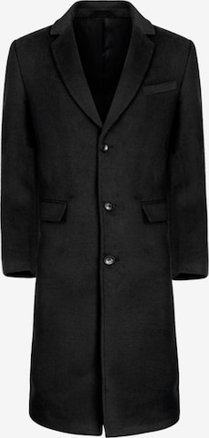 YOUTHUP Wintermantel 'Statur' in Schwarz: Vorderseite