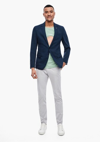 s.Oliver BLACK LABEL Regular Fit Sakko in Blau