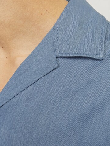 JACK & JONES Comfort fit Button Up Shirt 'JPRCCaaron ' in Blue