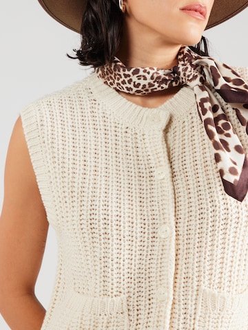 JDY Strikvest 'JDYMABEL' i beige
