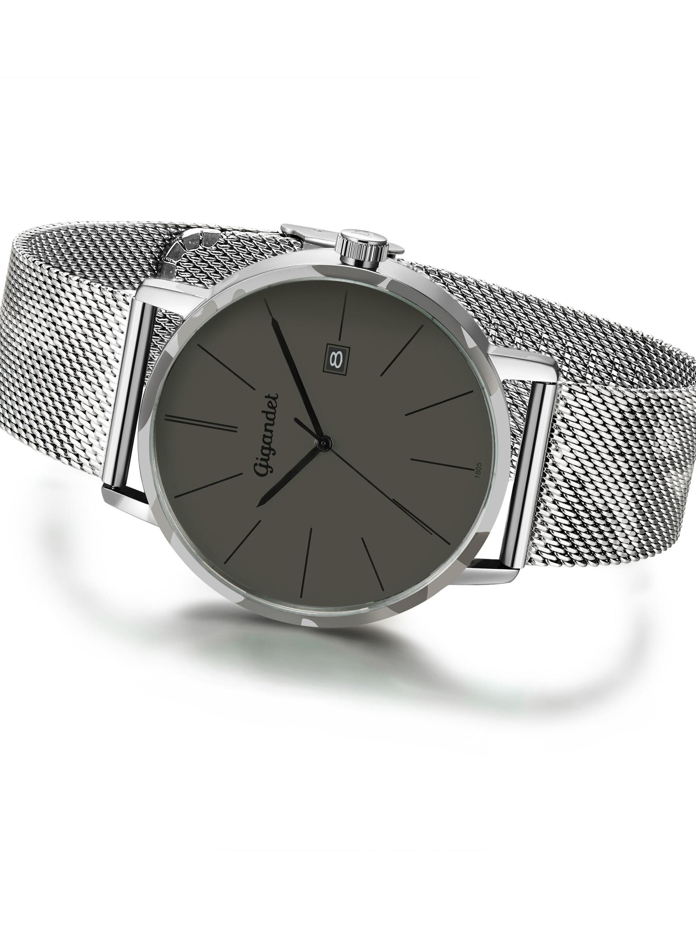 Gigandet Analog Watch 'MINIMALISM' in Grey