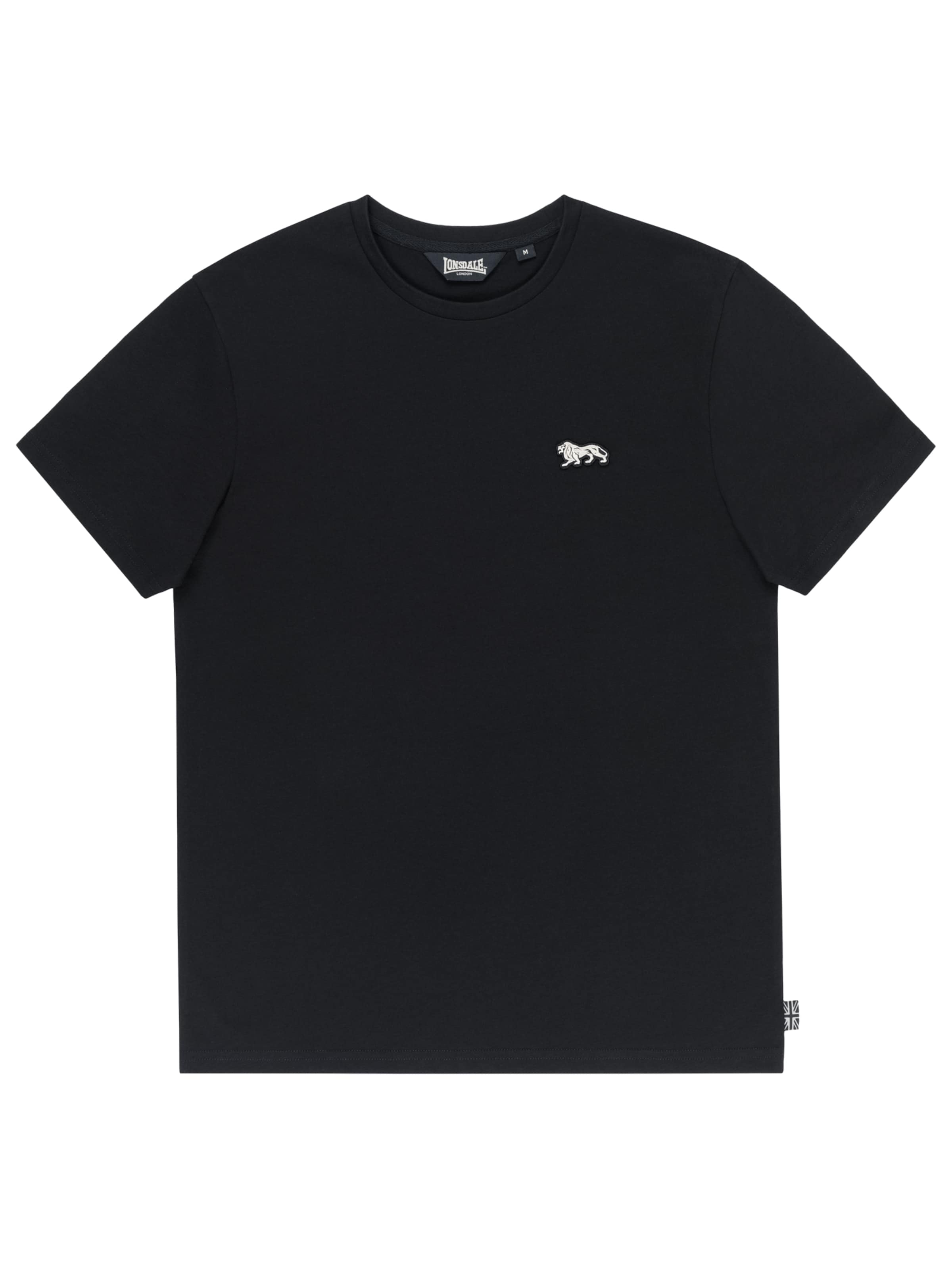 LONSDALE Shirt in Black: front