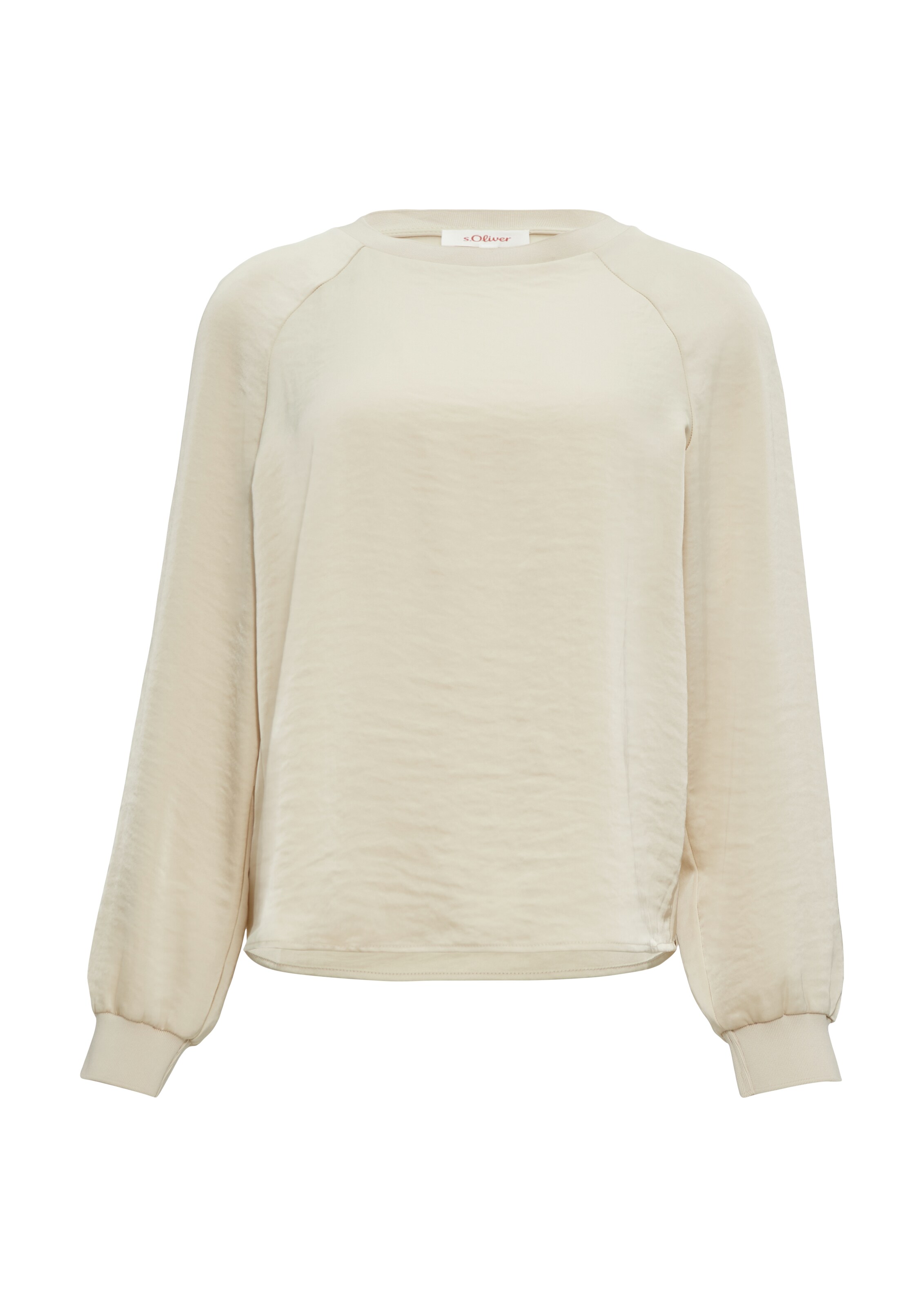 s.Oliver Bluse in Beige: Vorderseite