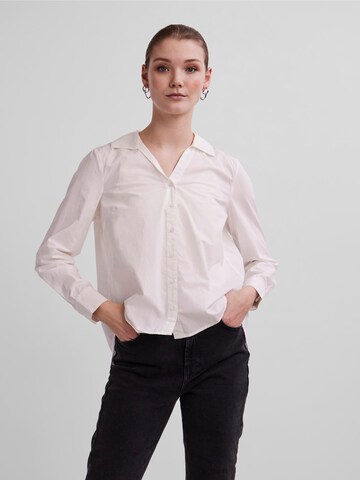 PIECES Blouse 'Vida' in Wit: voorkant