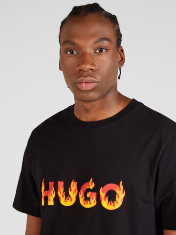 HUGO - Camiseta 'Danda' en negro