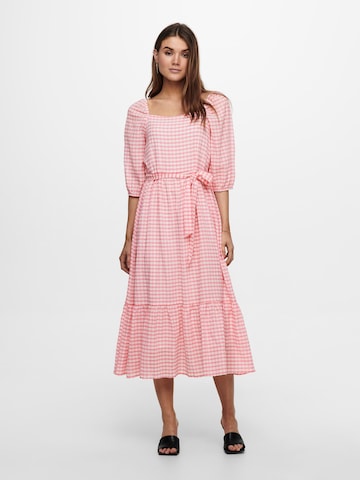 ONLY Shirt dress 'Lotus' in Pink: front