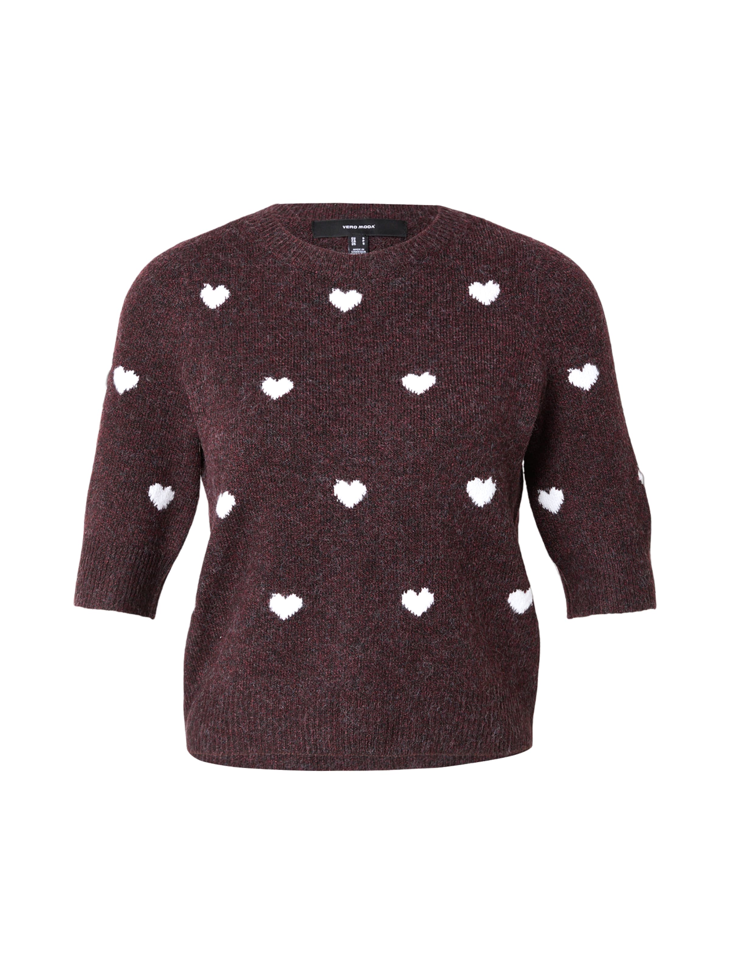 VERO MODA - Jersey 'VMDOFFY INTARSIA' en rojo: frente
