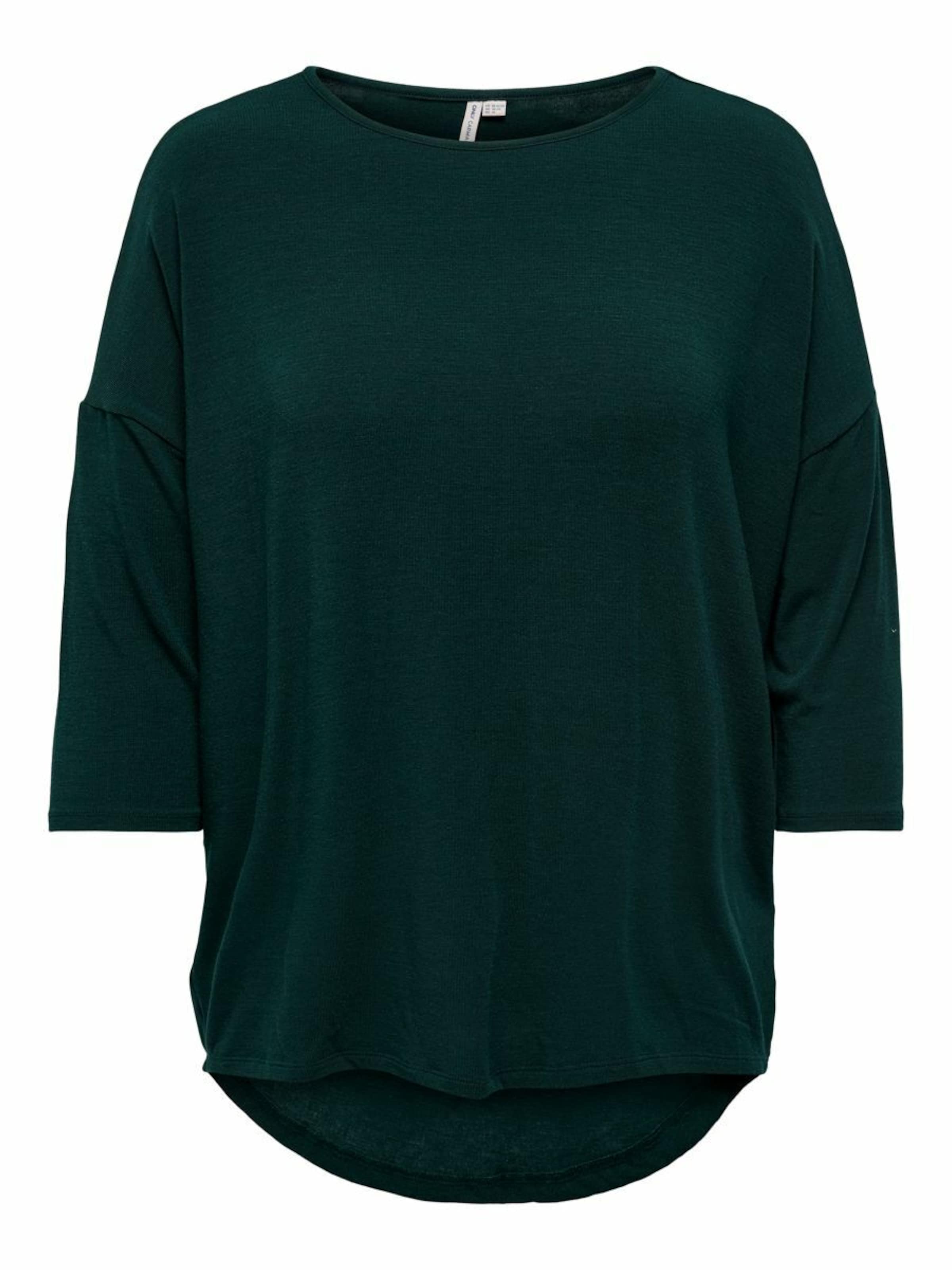 ONLY Carmakoma Shirt 'Lamour' in Groen: voorkant
